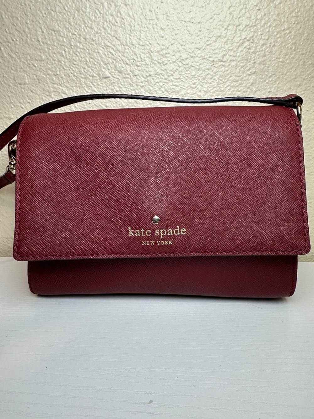 kate spade Burgundy Crossbody Bag